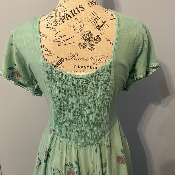 NWT, 1X/2X Mint Green Maxi Dress - Picture 5 of 14